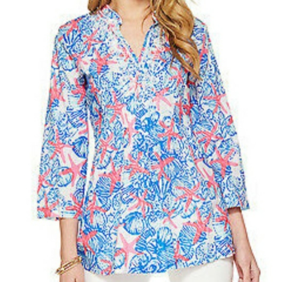 Lilly Pulitzer Sarasota Tunic ~ She She Shells - Picture 8 of 8